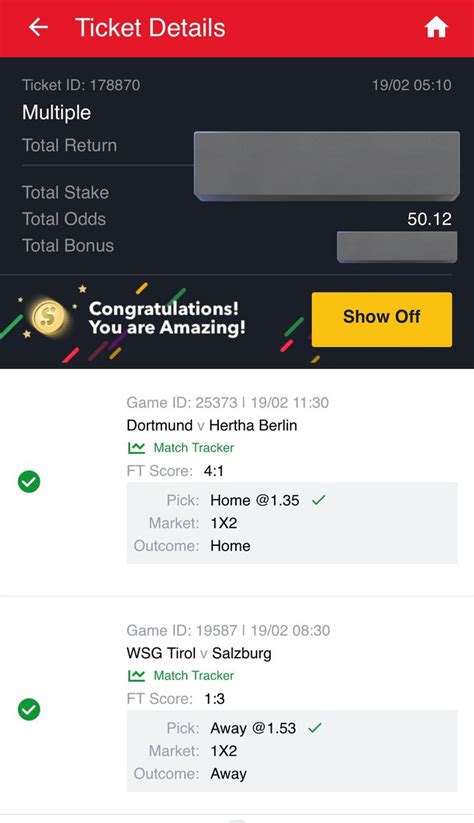 20 dollars at 102 odds.